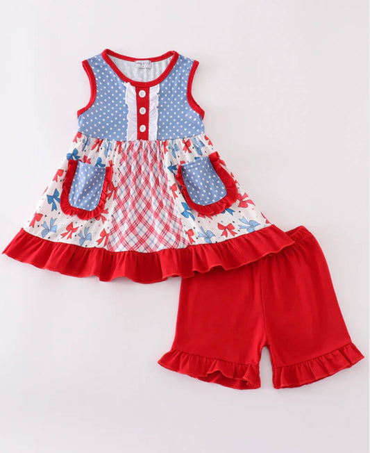 America the Bow-tiful Bloomer Set