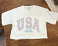 Floral USA T-Shirt