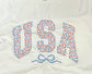 Floral USA T-Shirt