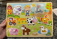 Wooden Peg Puzzle