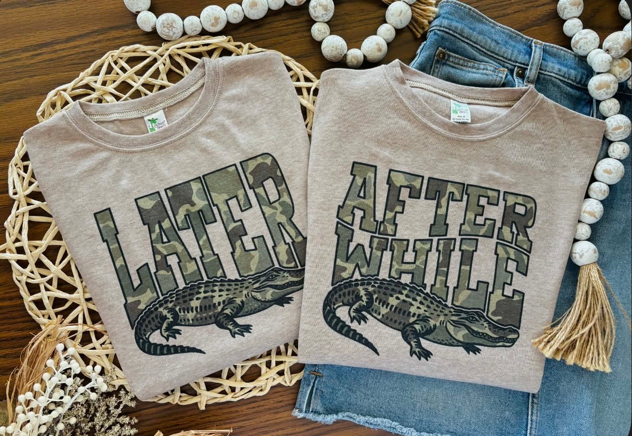 Later Alligator Kids Tees