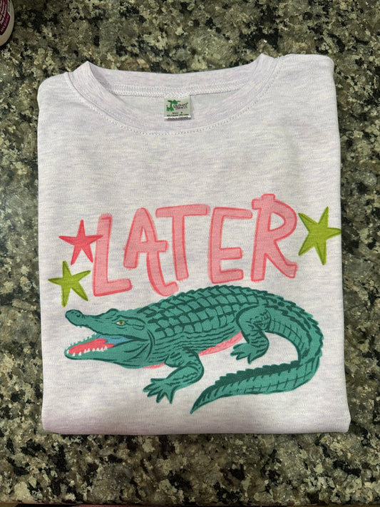 Later Alligator Tees