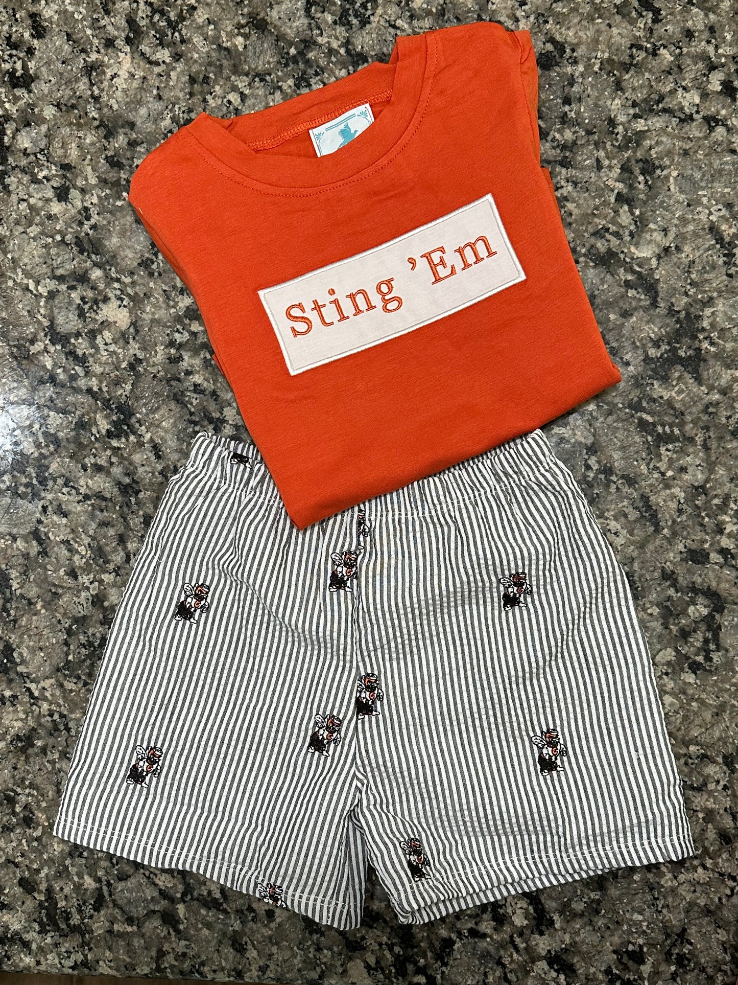 Hornets Smocked Set