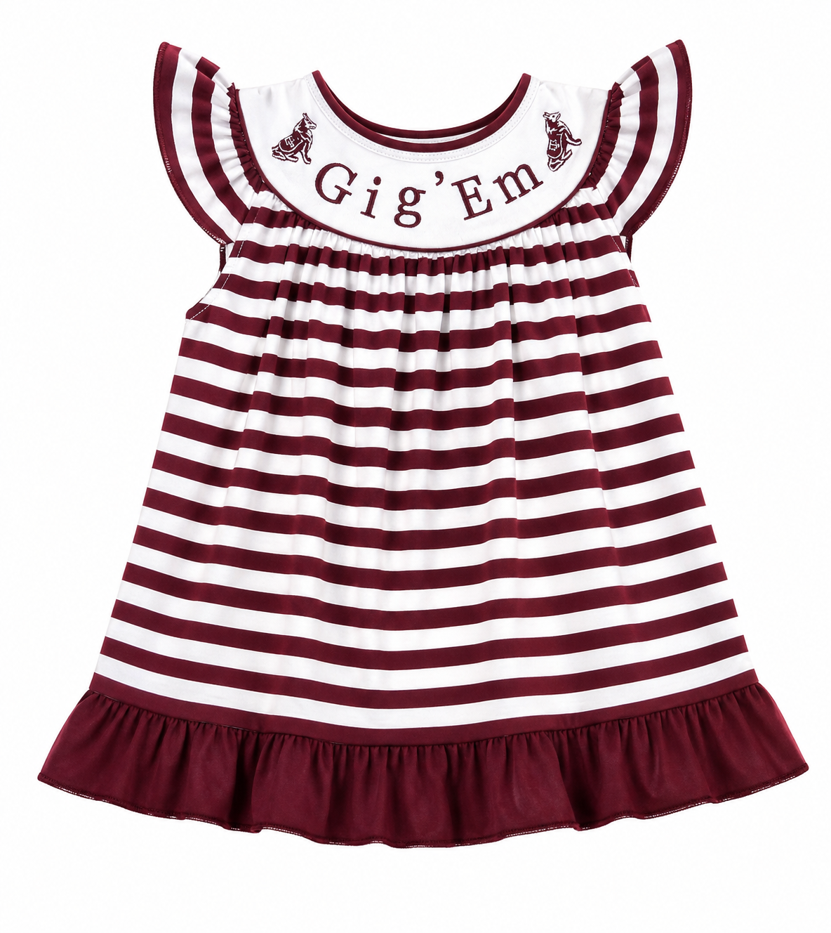 Aggies Striped Dress