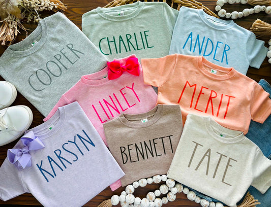 Custom Name Shirts