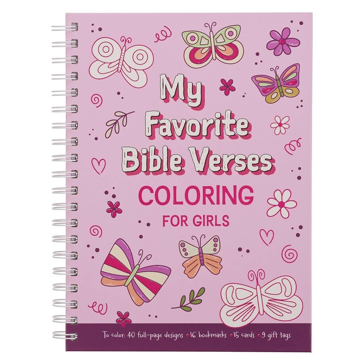 Bible Verses Coloring Book for Girls
