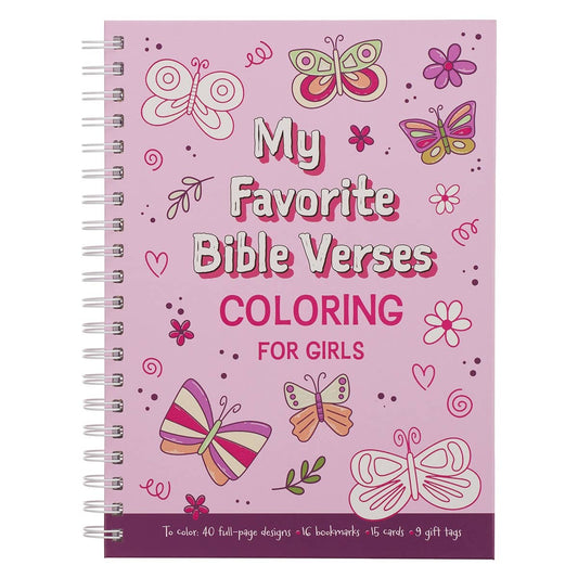 Bible Verses Coloring Book for Girls