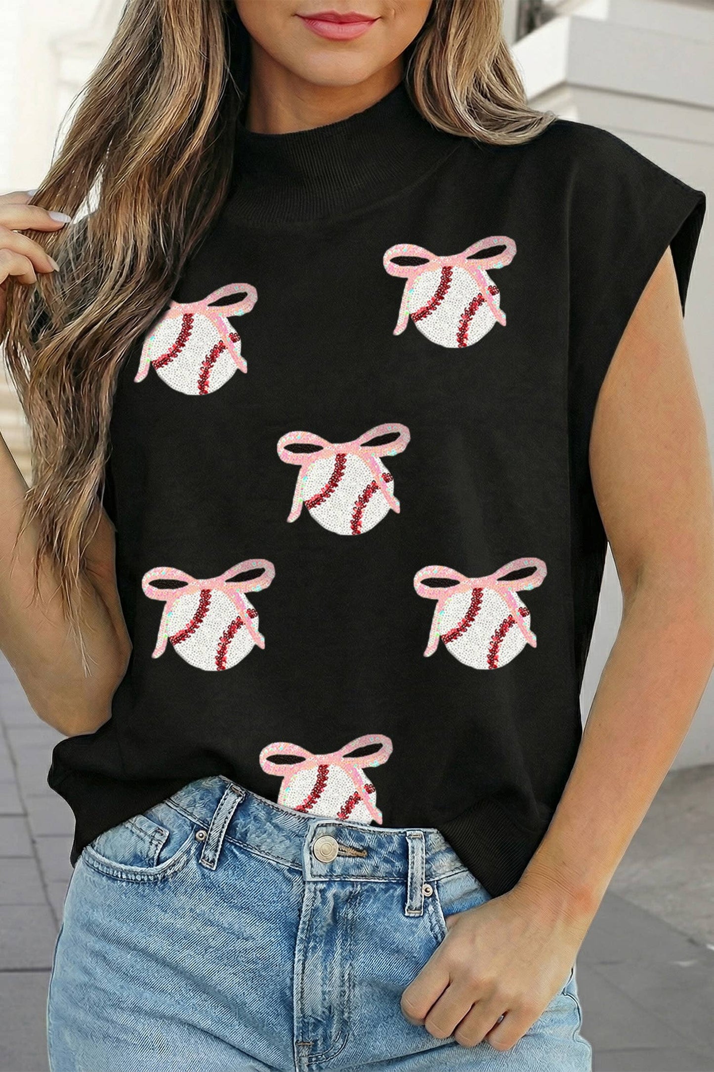 Game Day Sequin Top