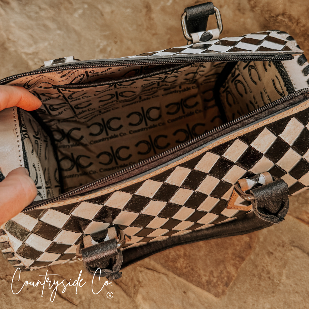 Bailey Checkered Speedy Bag