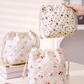 Quilted Drawstring Cosmetic Bag