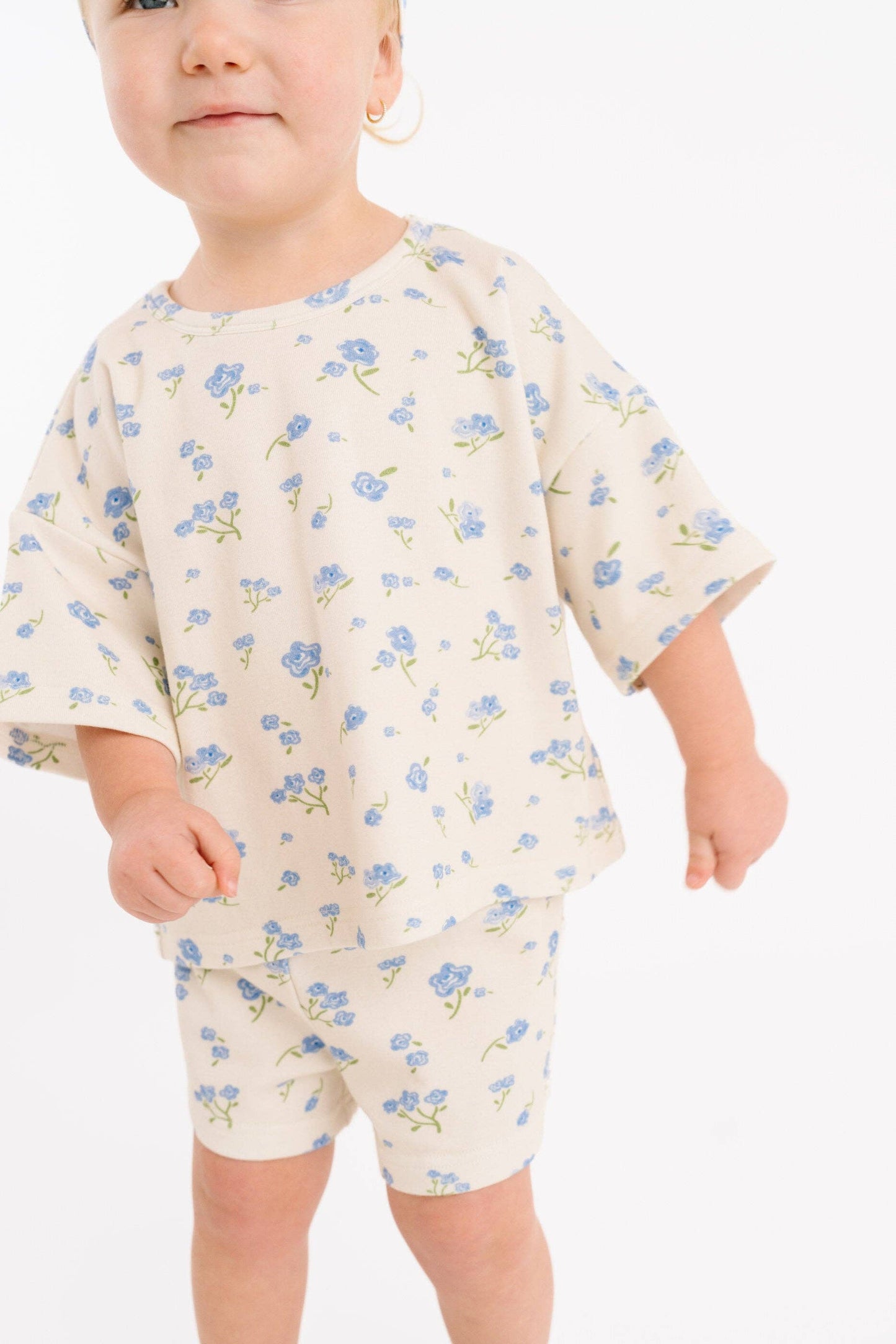 Blue Blooms Slouchy Set