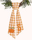 Pumpkin Wreath Sashes