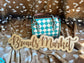Teal Checkered Speedy Purse
