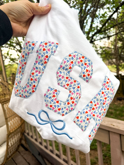 Floral USA T-Shirt