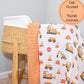 Under Construction Muslin Blanket