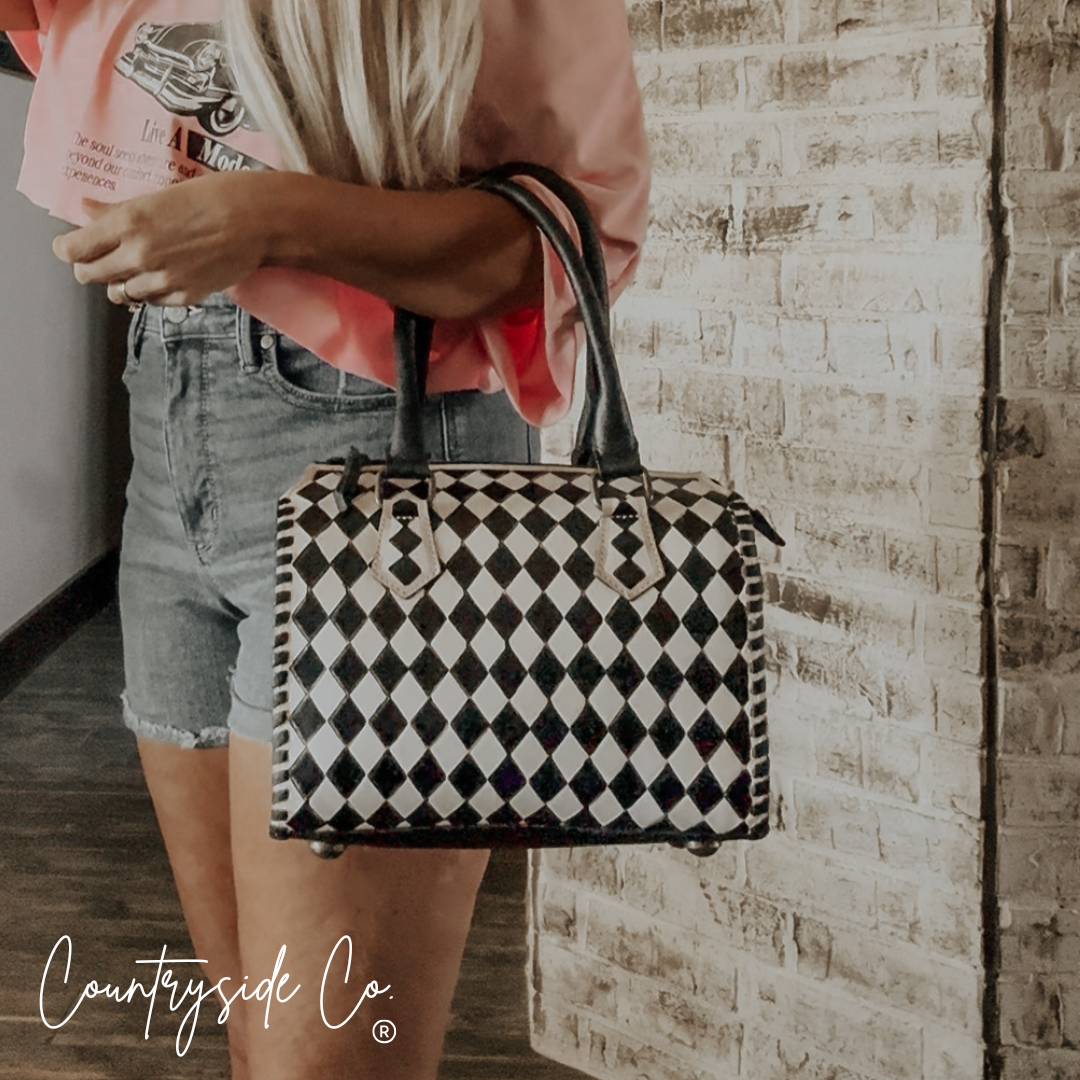Bailey Checkered Speedy Bag