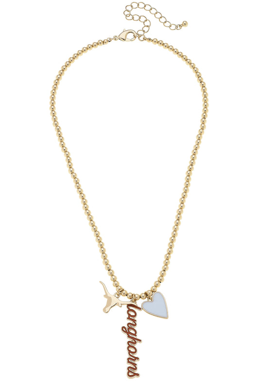 Texas Longhorns Charm Necklace