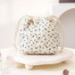 Quilted Drawstring Cosmetic Bag