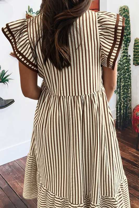 The Lauren: Striped Midi Dress
