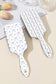 Iceland Blue Flower Print Hairbrush