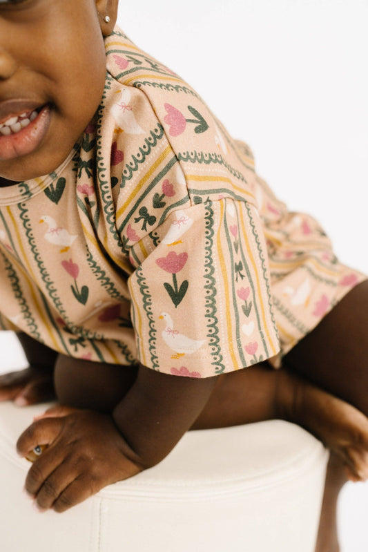 Spring Goose Slouchy Set